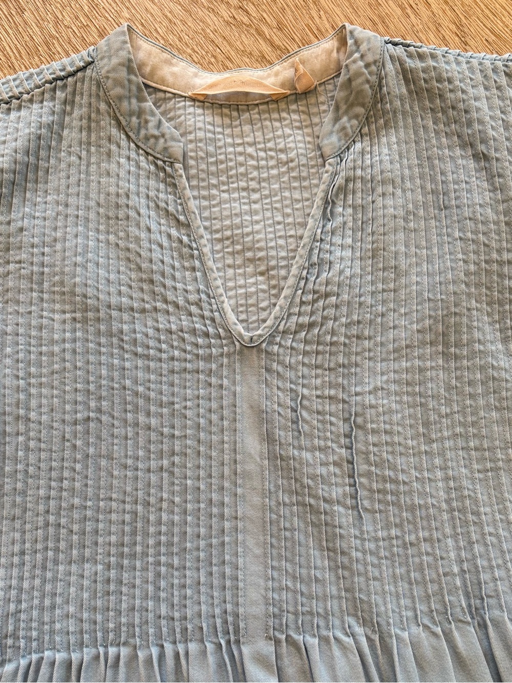 Soft Surroundings Chambray Denim Top - Picture 6 of 15